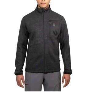 Spyder Men's Full Zip‎ Jacket, Medium, Black